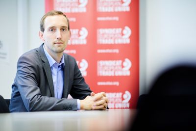 ETUC Confederal Secretary Ludovic Voet 