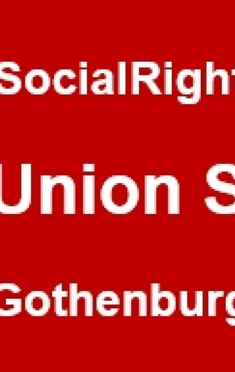 Trade union summit Gothenburg