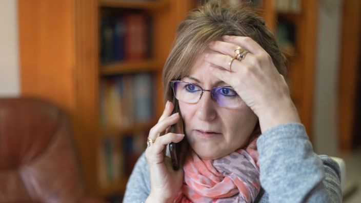 stressé et connecté