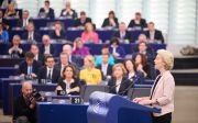 Von der Leyen speaking to the European Parliament