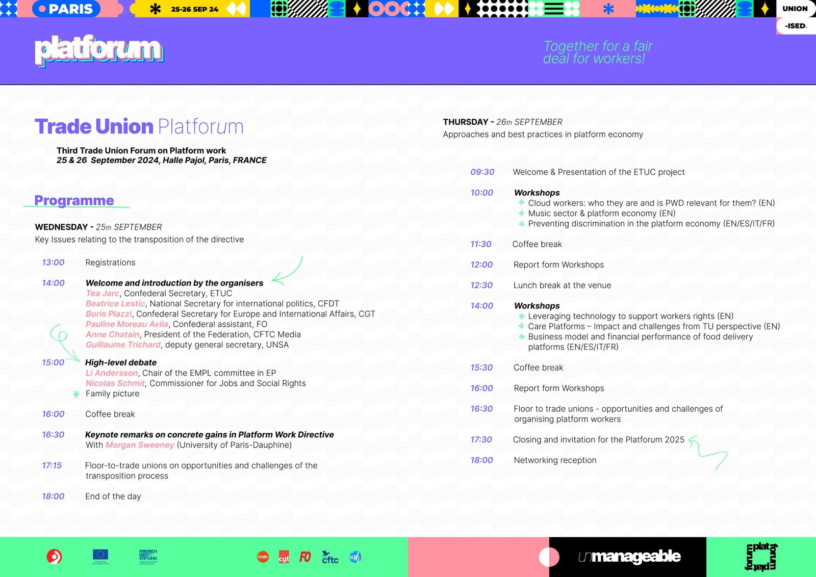 Platforum Programme